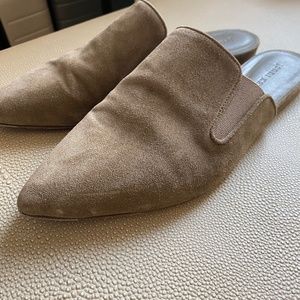 Jenni Kayne Suede Mules in Laurel